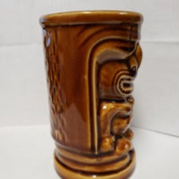 Vintage Tiki mug orchids of Hawaii Japan - Picture 2 of 5